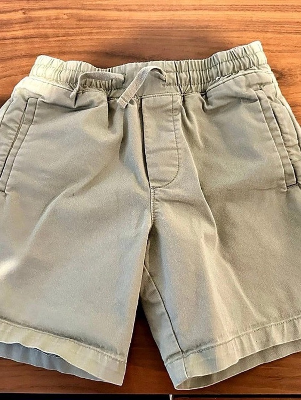 Abercrombie Kids Boys Pull-On Chino Shorts Size 7 Green